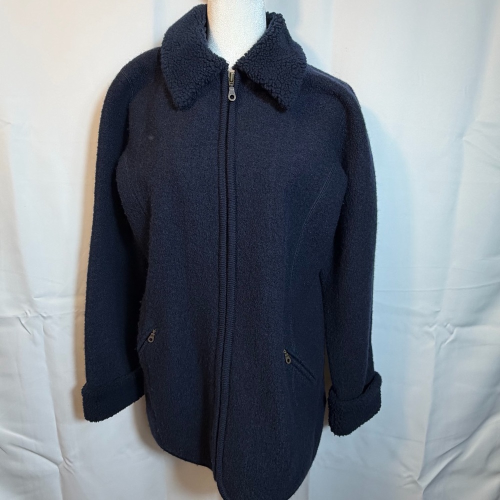 Women's Medium Navy Wool Jacket